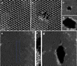 Images of carbon nitride formation