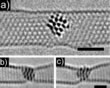 Time series of interaction of Os with SWNT. At later stages, the SWNT is deformed.